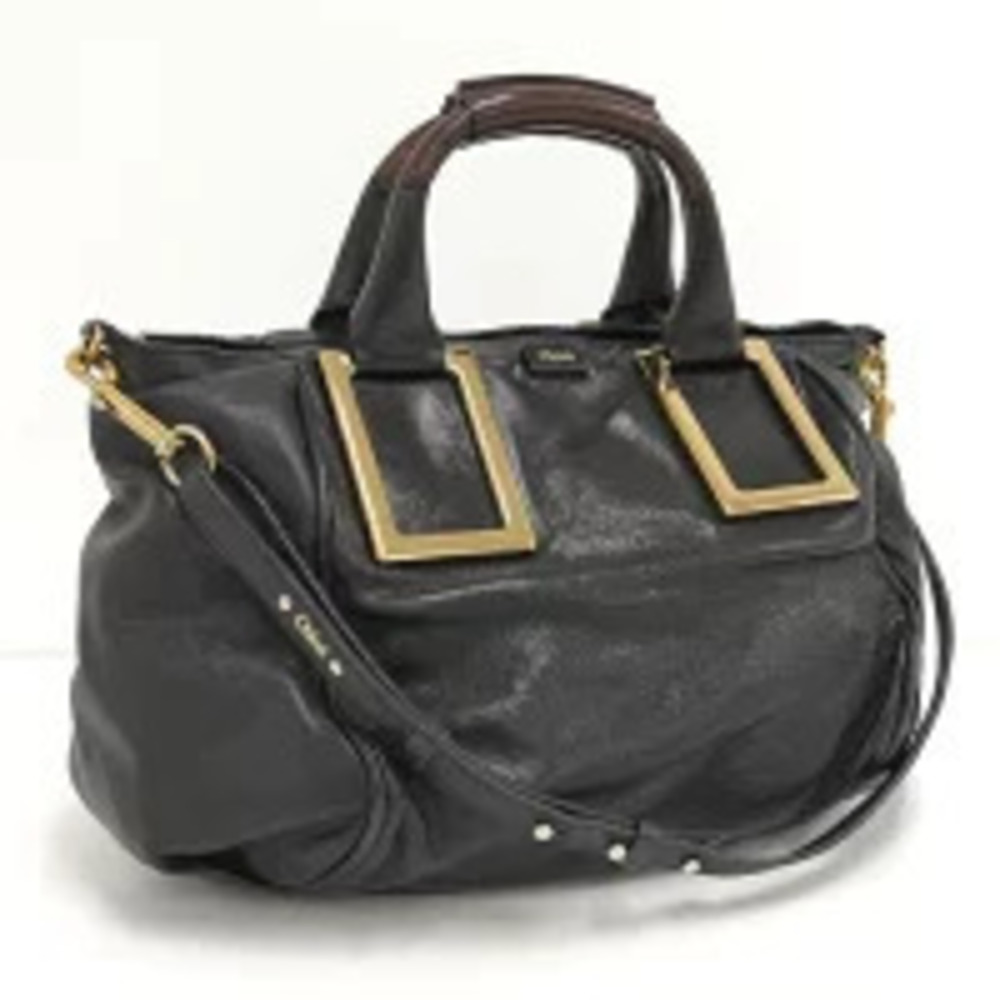 Chloe Ethel shoulder bag leather black